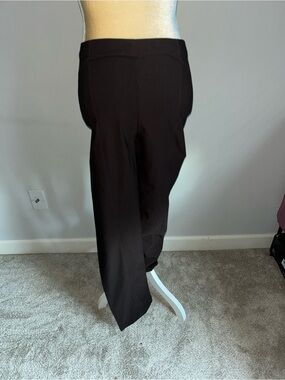 NEW Franne Golde Women's Chocolate Pull-On Pants Sz 8 Instant Tummy Tuck